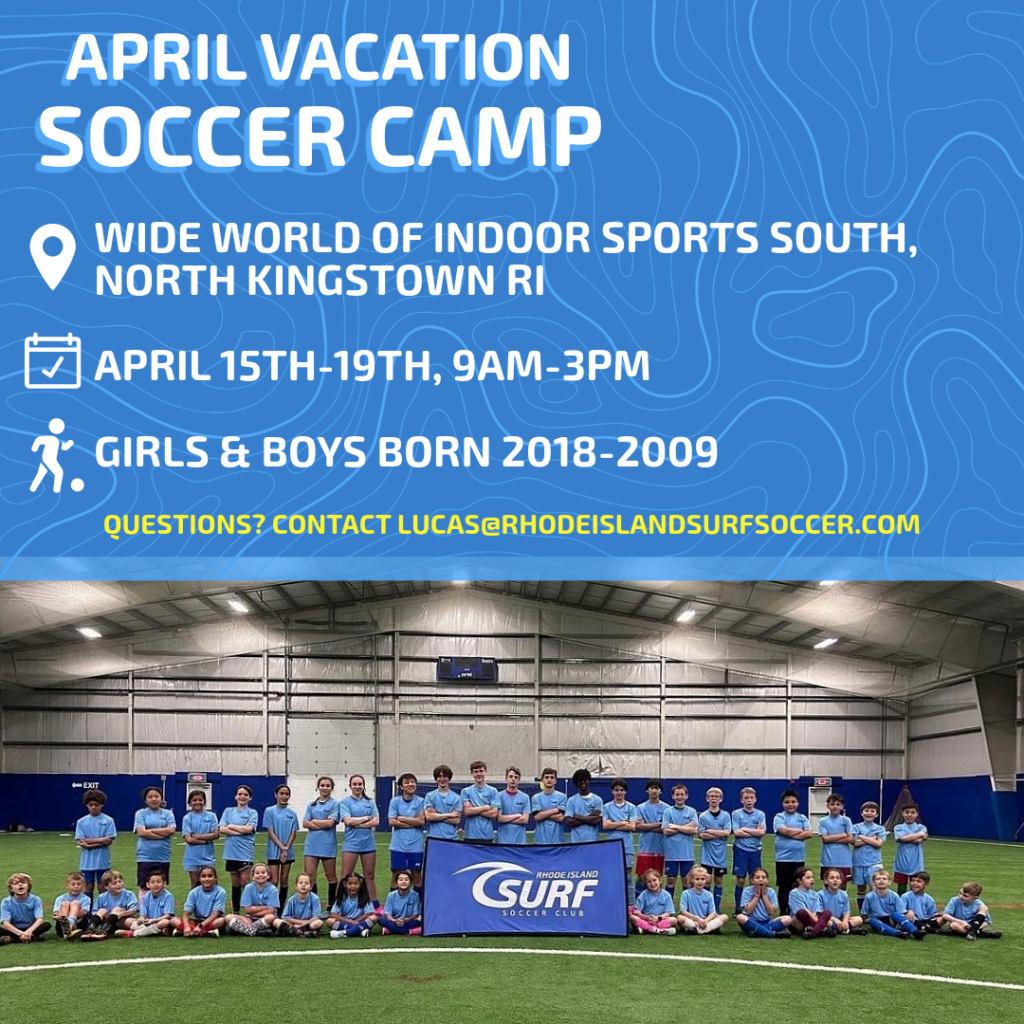 April Vacation Camp Rhode Island Surf Soccer Club